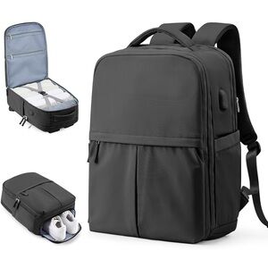 AMAZON | Upgraded Travel Backpack - Black